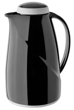 Isolierkanne Wave 1.5L Schwarz, spülmaschinengeeignet