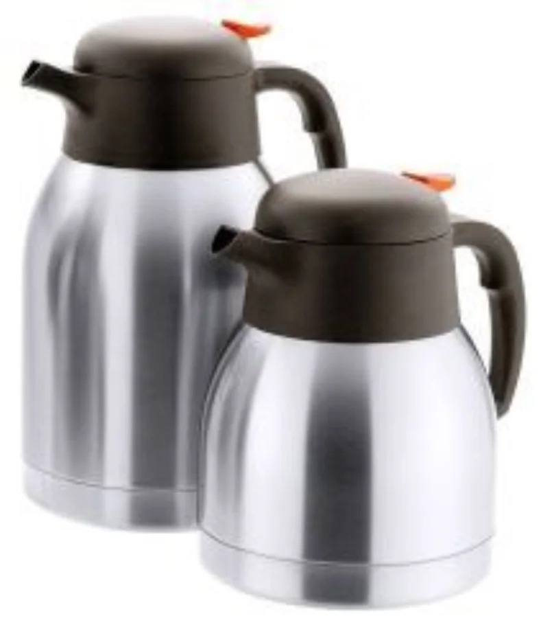 Thermoskanne isoliert 1.5lt Edelstahl h: 23cm Ø14cm