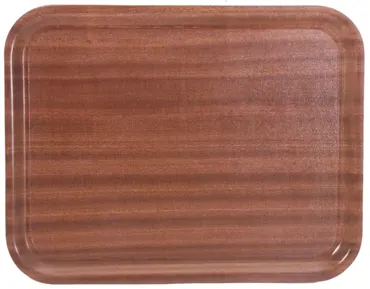 Tablett rechteckig 60x45cm, rutschfest Farbe: Mahagoni