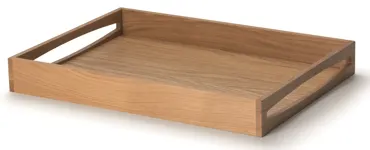 Eiche Tablett, 49x35x6.3 cm