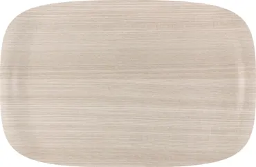 Tablett Wave Art Light Wood 32x21cm