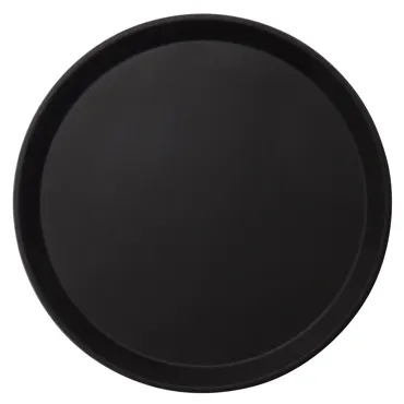 Camtread Tablett Rund 28cm schwarz rutschfest