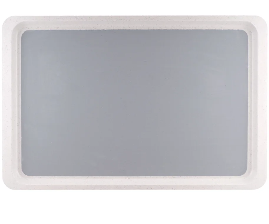 Tablett Euronorm Poly Classic Rutschfest, Grau 53x37cm