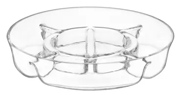 Serve Multi-Servierplatte - D35cm klar