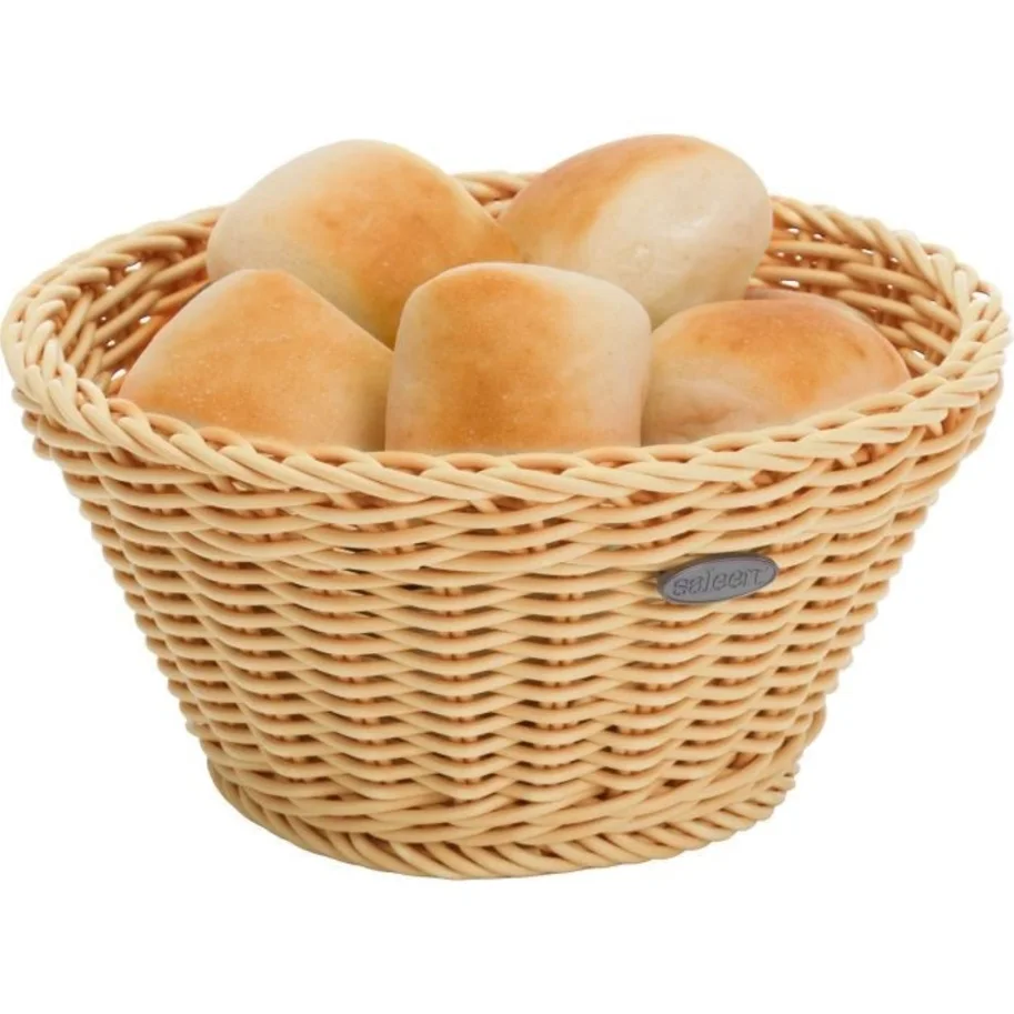Korb rund, h-beige, 18x10cm
