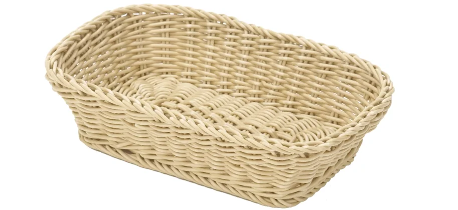 Korb rechteckig, h-beige, 26.5x19x7cm