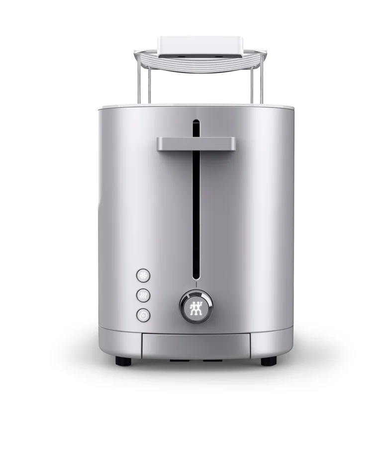 Enfinigy Toaster mit Brötchenaufsatz silber