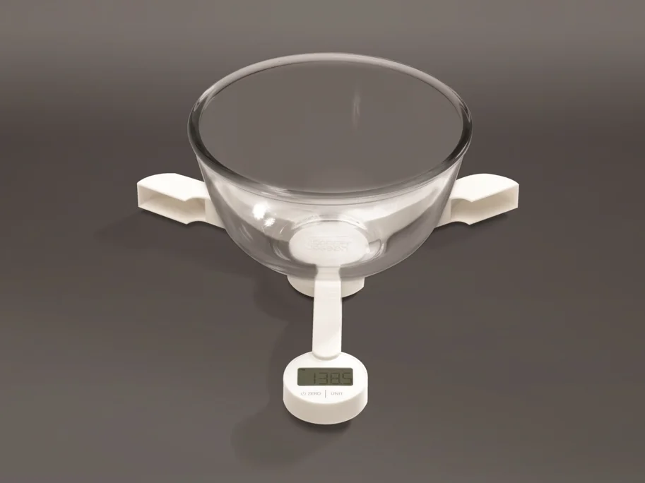Küchenwaage TriScale faltbar weiss