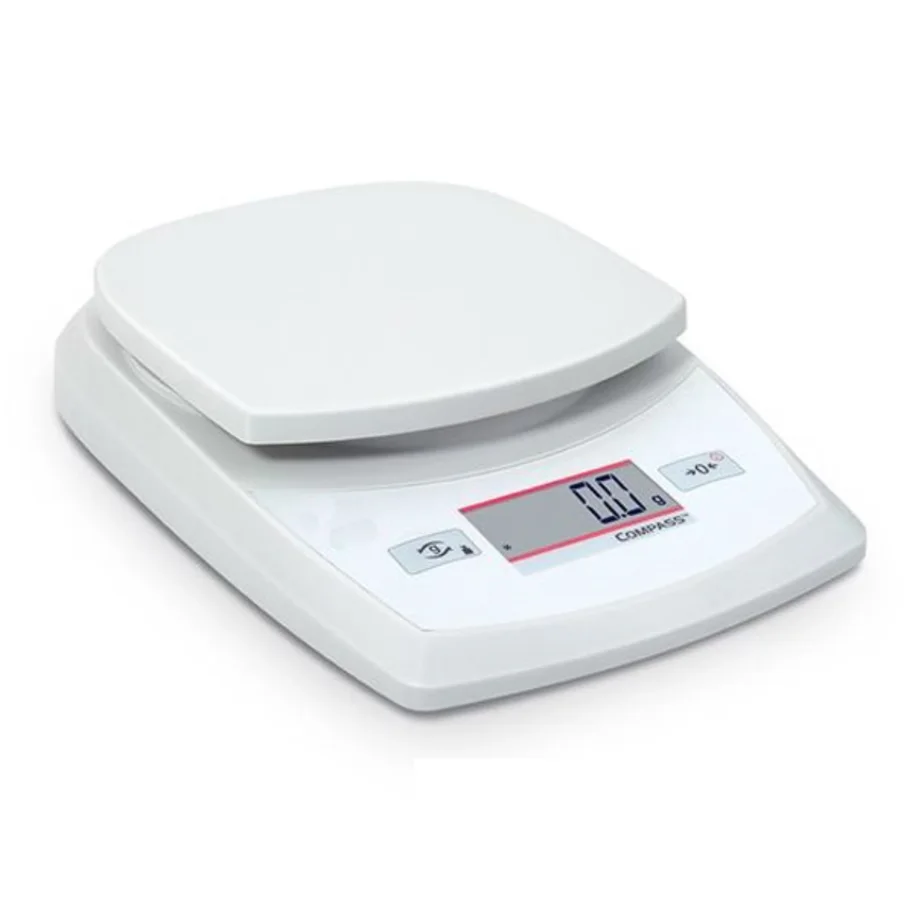 Taschenwaage bis 5.2kg Teilung 1g mit Kunststoff Wiegeplatte