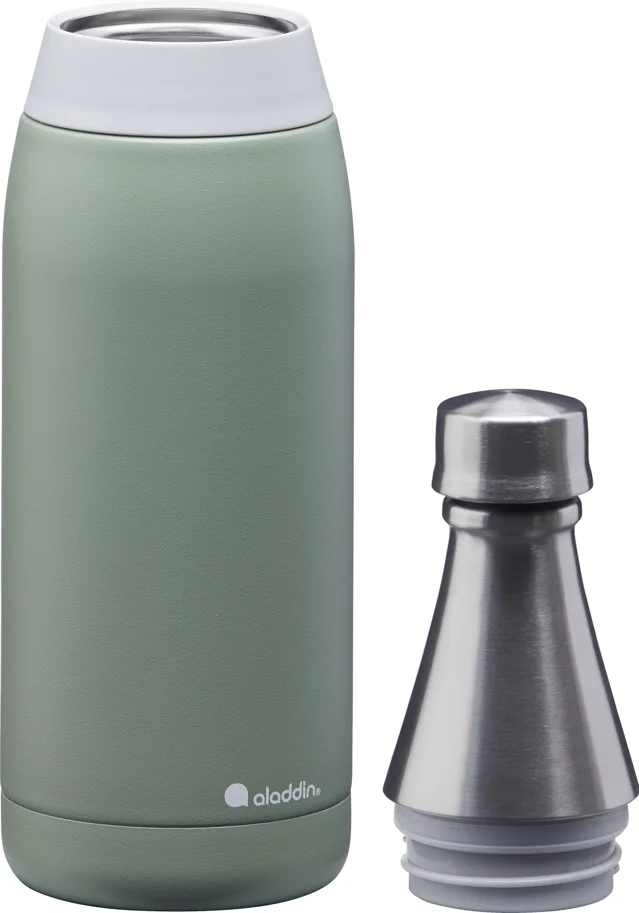 Fresco Thermavac Water Bottle 0.6L Sage Green