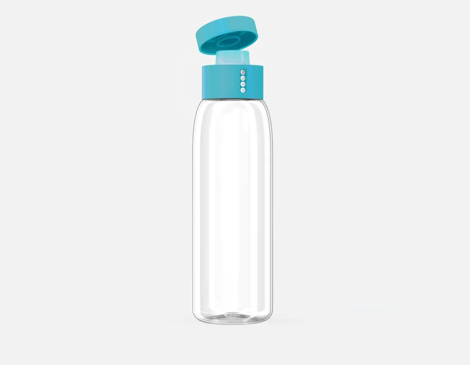 Dot Trinkflasche, transp. türkis, 600 ml