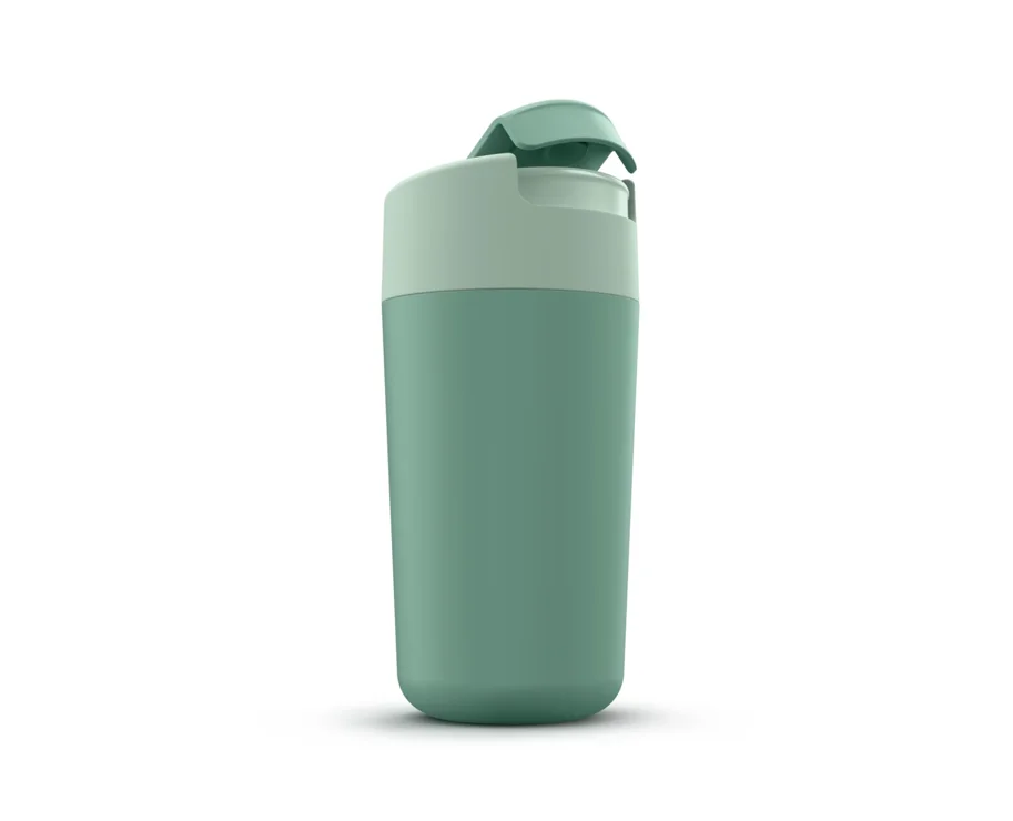 Sipp Reisebecher mit Klappdeckel 454ml Grün