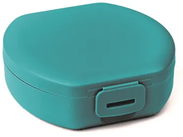 AMUSE BASIC Snackbox rund 112x110x40 DEEP SEA GREEN