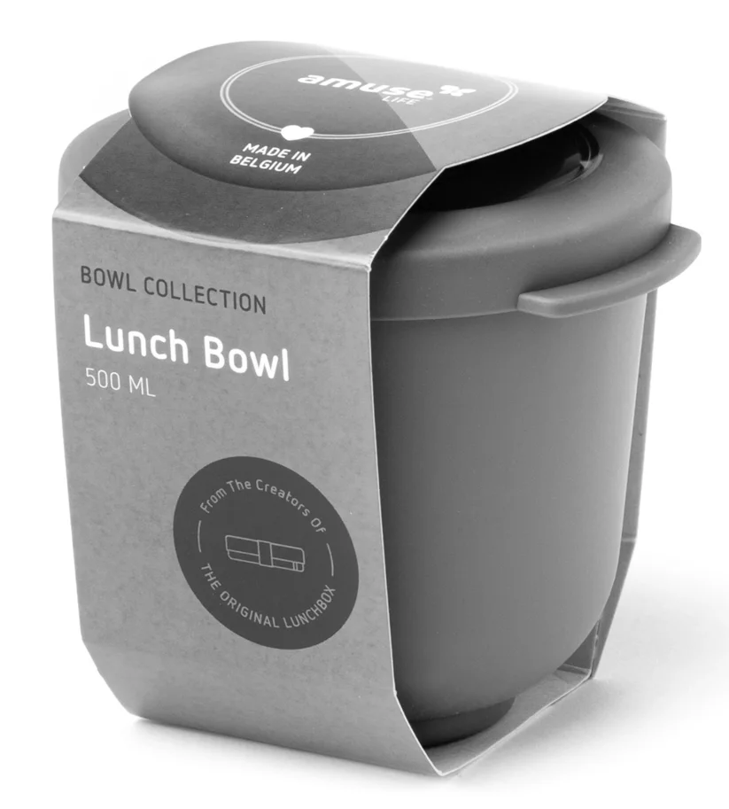 Amuse Life Lunch Schüssel 500ml Ø104X86mm Grau