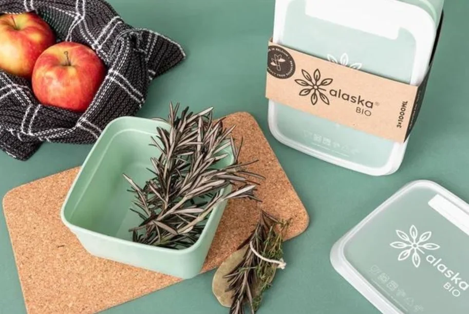 3er Set Alaska Bio Gefrierboxen 500ml grün