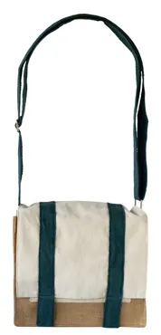 Umhängetasche mit Tischset 26x22x12cm dunkelblau