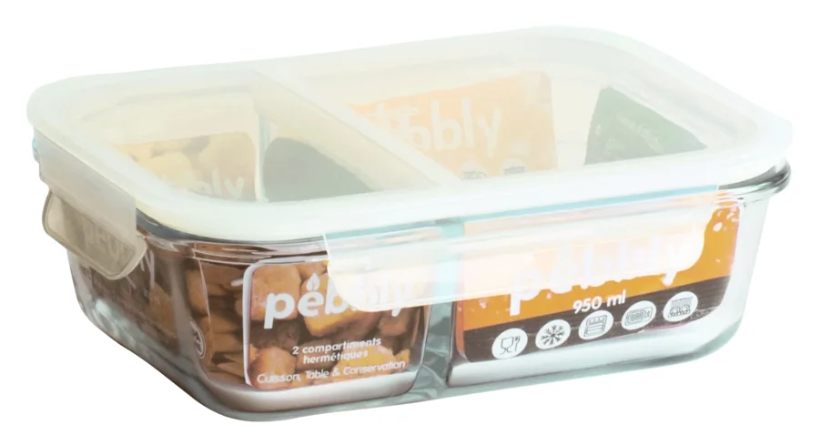 Lunchbox 1.3l 22x16.5x7cm Glas