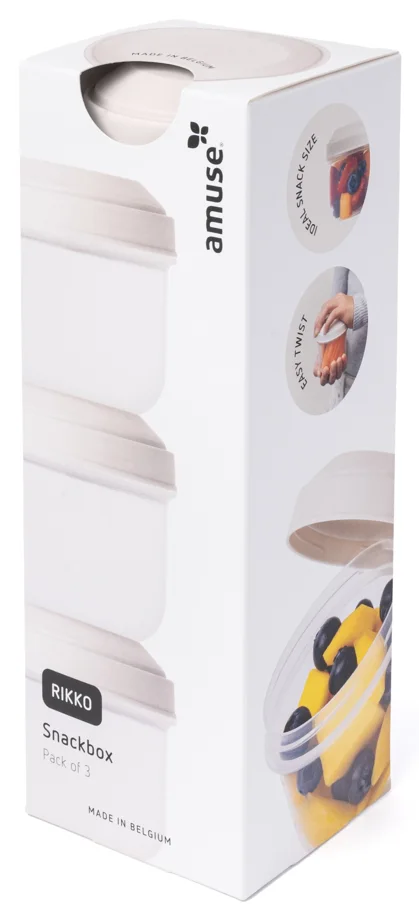 3er Set Rikko Snackbox PP oat