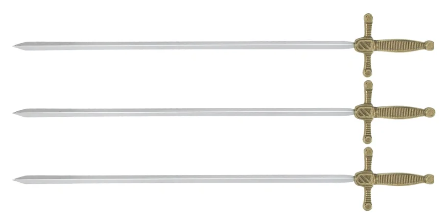 Schaschlikspiesse Schwert 3-tlg., 32x4.5x1.5cm