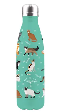 Isolierflaschen doppelw. 500ml, Katzen