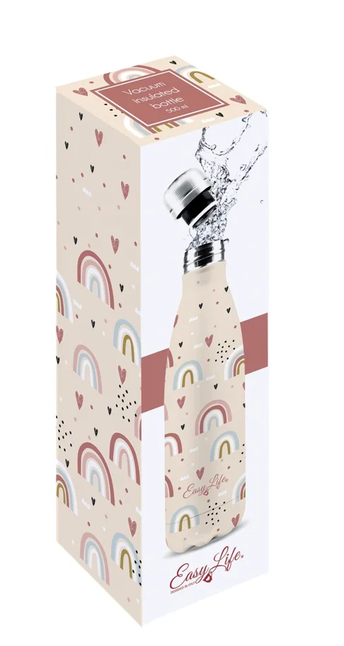 Isolierflaschen doppelw. 500ml, Rainbow
