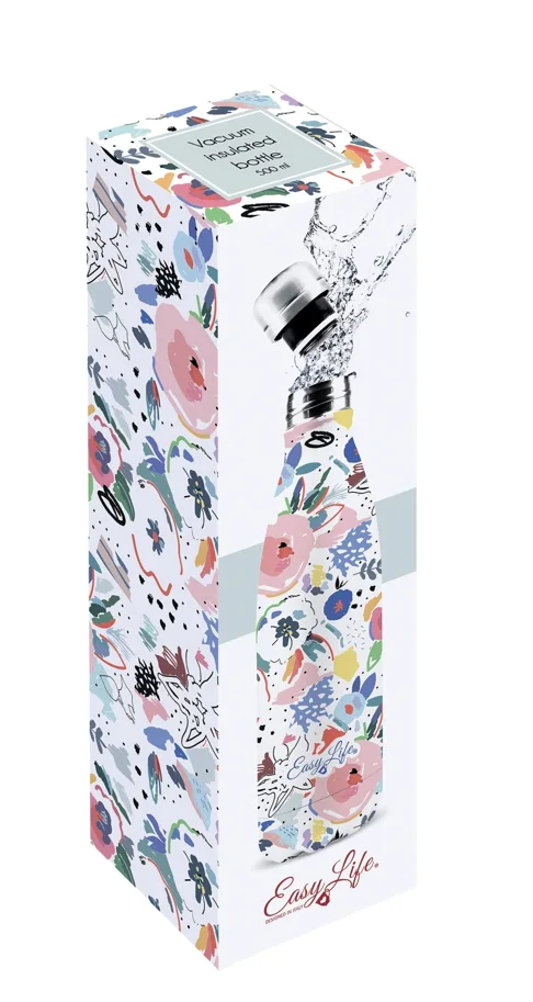 Isolierflaschen doppelw. 500ml, Flowers Garden