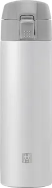 Thermo Travel Mug 450 ml, silber-weiss