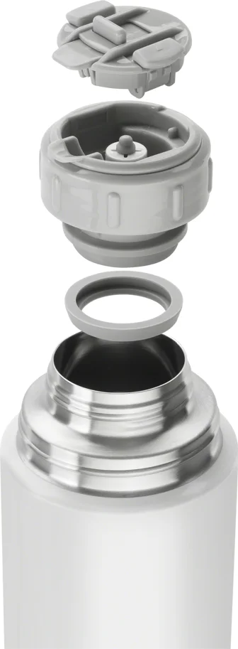 Thermo Vacuum Bottle, 1000ml, silber-weiss