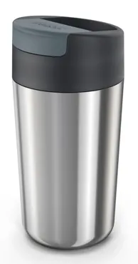 Sipp Stahl EdelstahlReisebecher Klappdeckel 454 ml Anth.