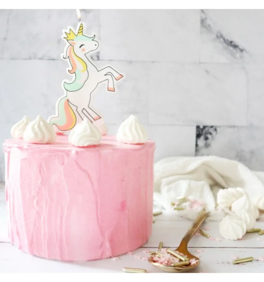 Kerze XXL Einhorn
