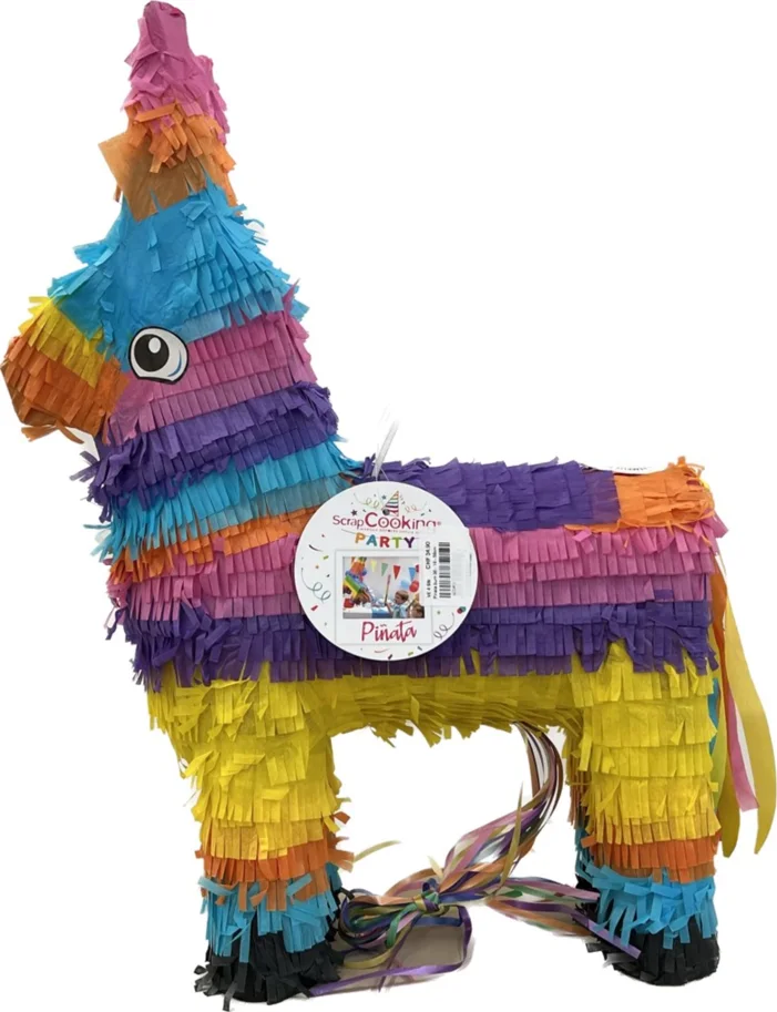 Pinata Esel bunt LxBxH36×16×58cm