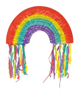 Pinata Regenbogen LxBxH45.5x10x25cm