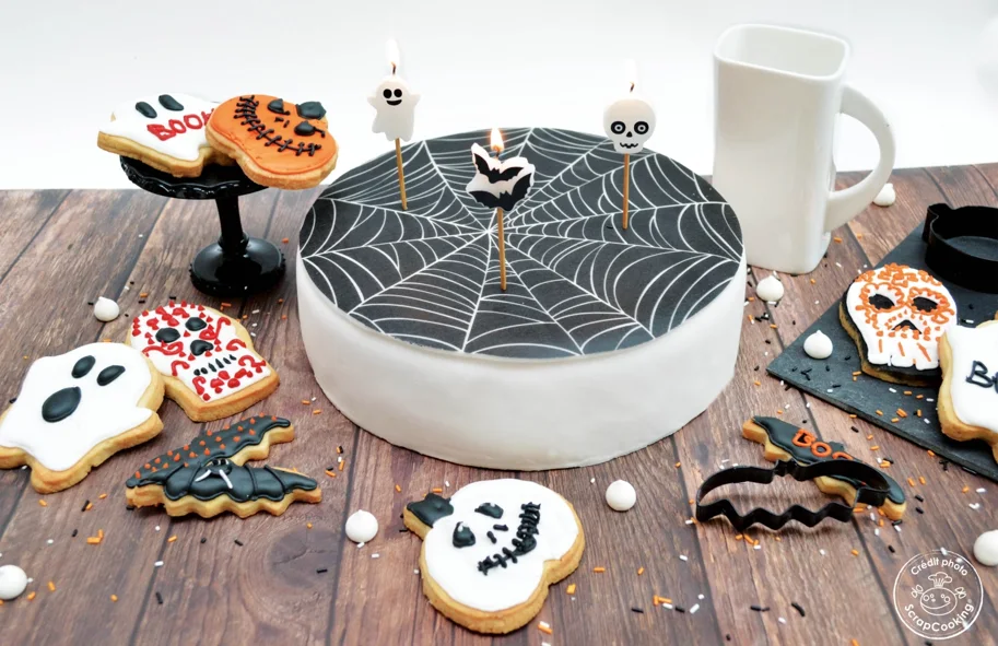 8er Set Kerzen Halloweenmotiv