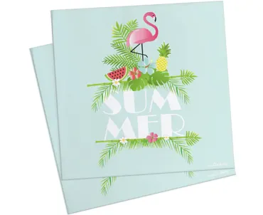 20er Set Papierservietten Sommer 33x33cm