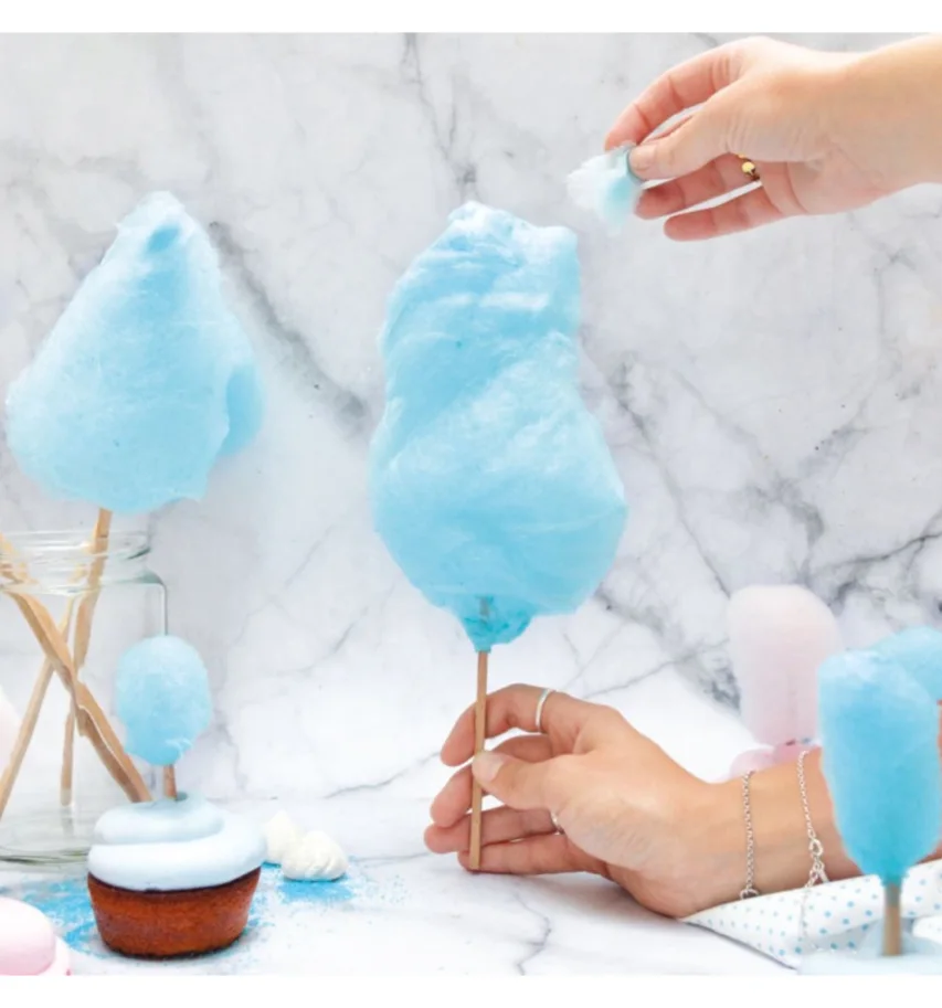 Fertigmischung Zuckerwatte Colageschmack blau 160g