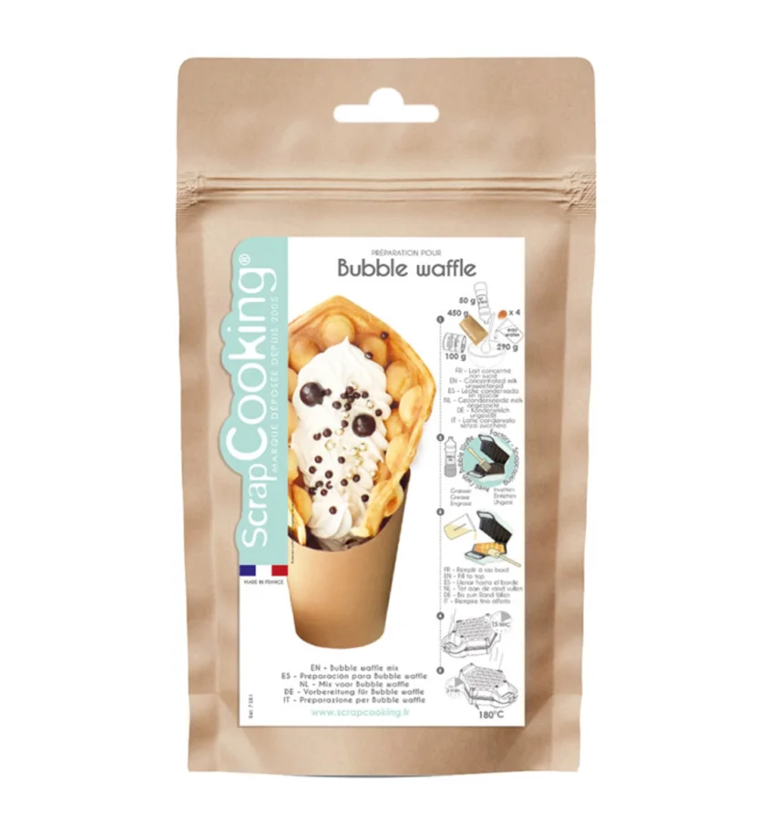 Fertigmischung für Bubble Waffeln 450g