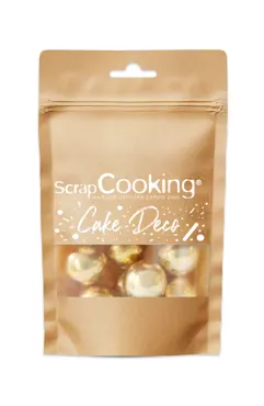 Schoko Perlen Gold XXL 55g