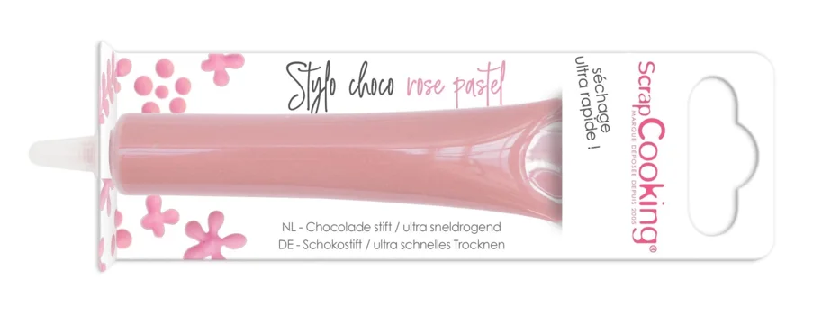 Stift mit Schokoladengeschmack pastelrosa 25g