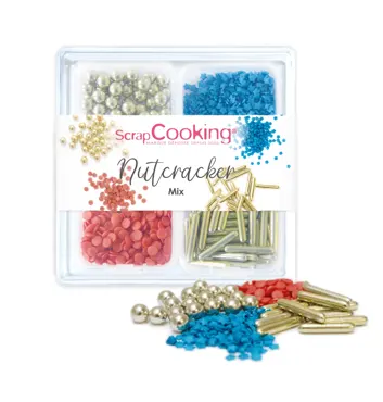 4er Set Zuckerstreusel Mix Weihnachten 45g