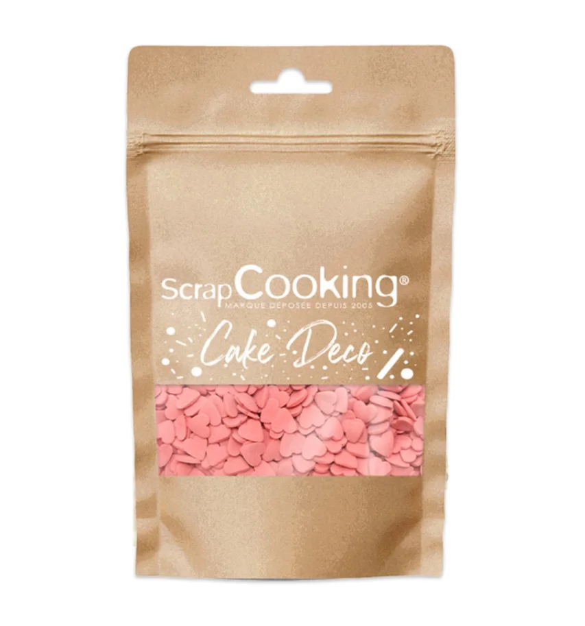 Zuckerstreusel Herzen rot 55g