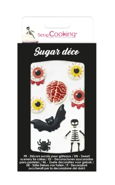 9 Stk. Zuckerdekor Horror