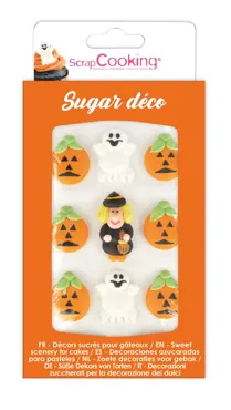 9 Stk. Zuckerdekor Halloween
