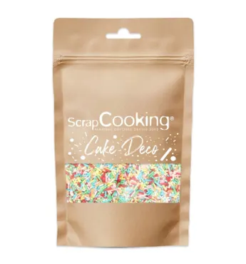 Zuckerstreusel Konfetti mehrfarbig 80g