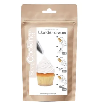 Fertigmischung Wonder Cream weiss Vanillegeschmack 150g