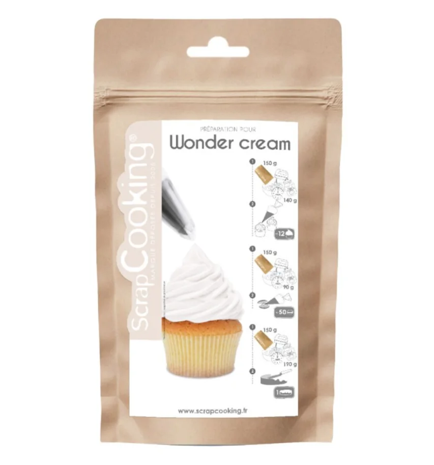 Fertigmischung Wonder Cream weiss Vanillegeschmack 150g