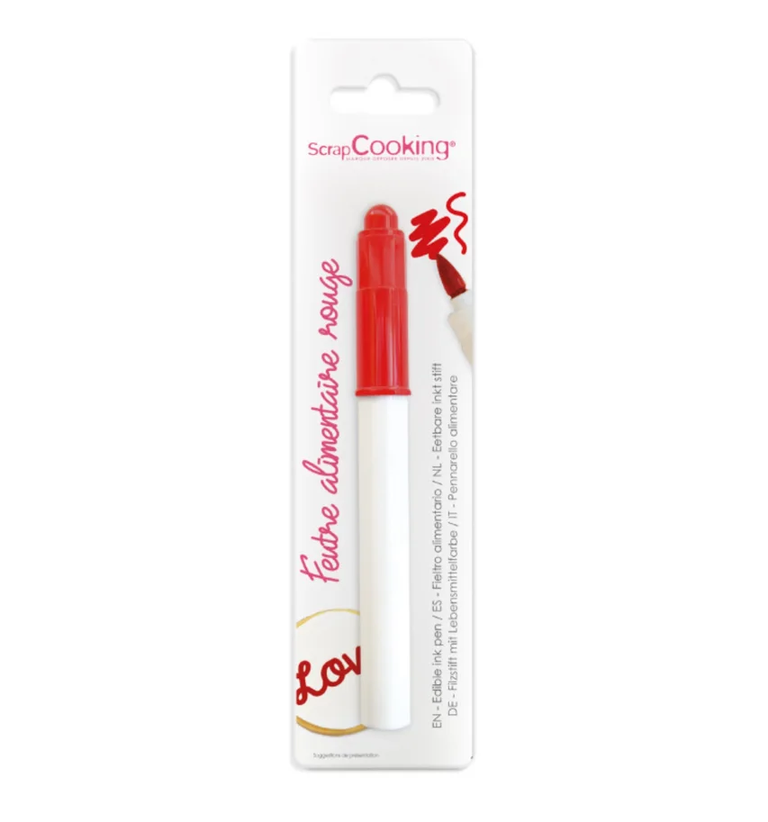Lebensmittelstift rot