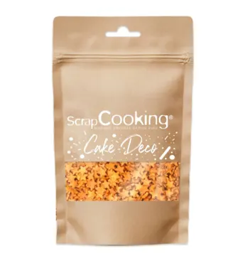 Zuckerstreusel Sterne gold 55g