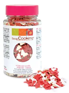 Deko gesüsst weiss Weihnachtsbaum 50g