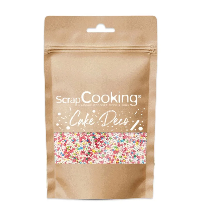 Zuckerstreusel Perlen multicolor 80g