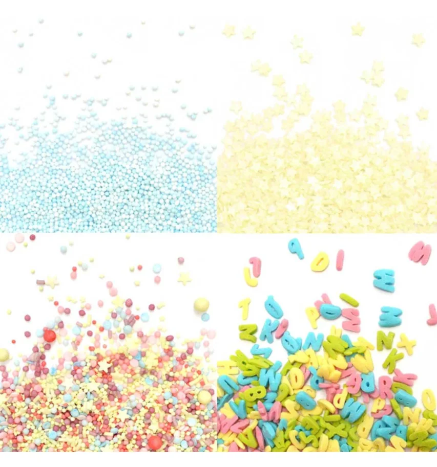 4er Set Zuckerstreusel Mix Party bunt 65g